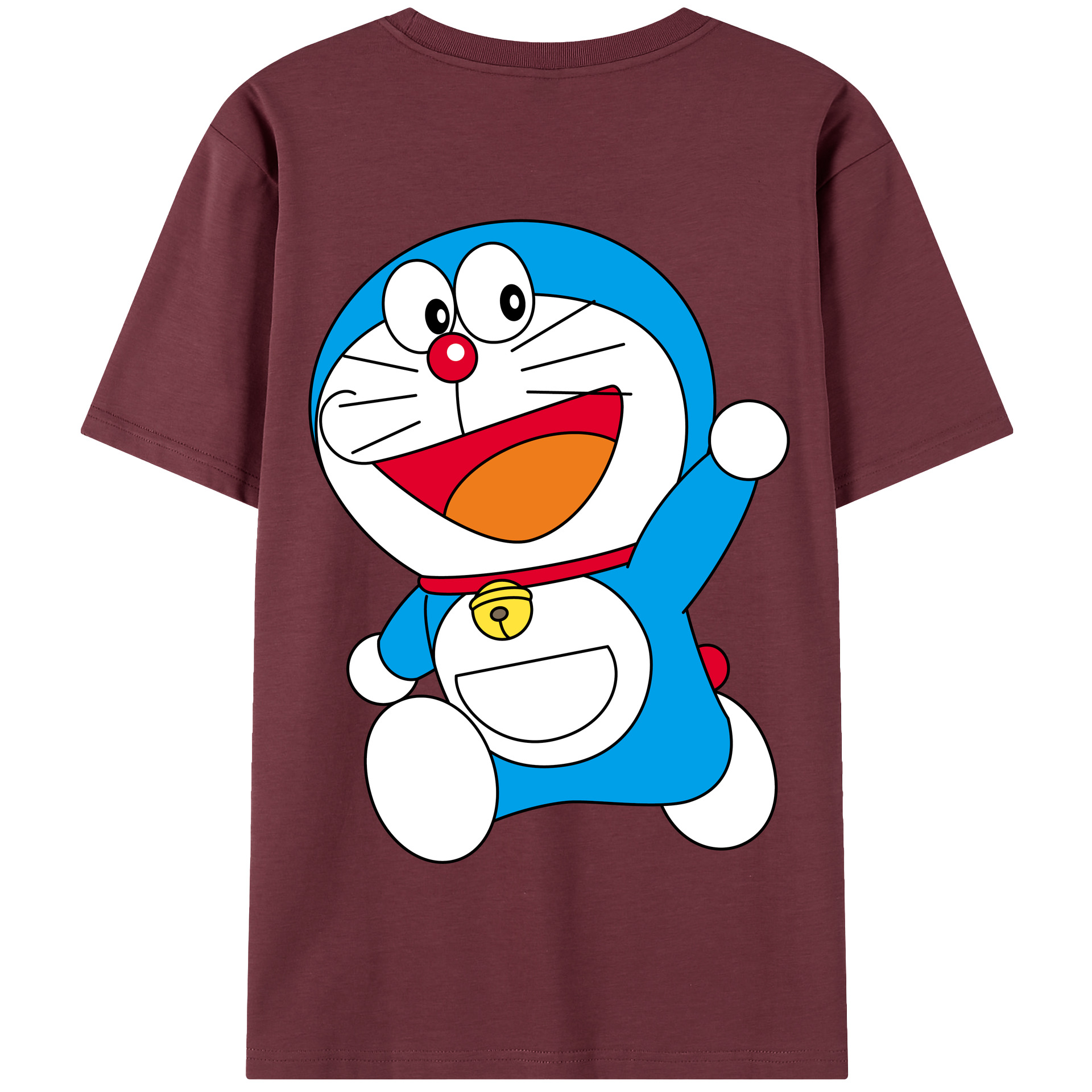 （画像用） ドラえもん Doraemon 綿100％半袖Tシャツ（背面プリント）